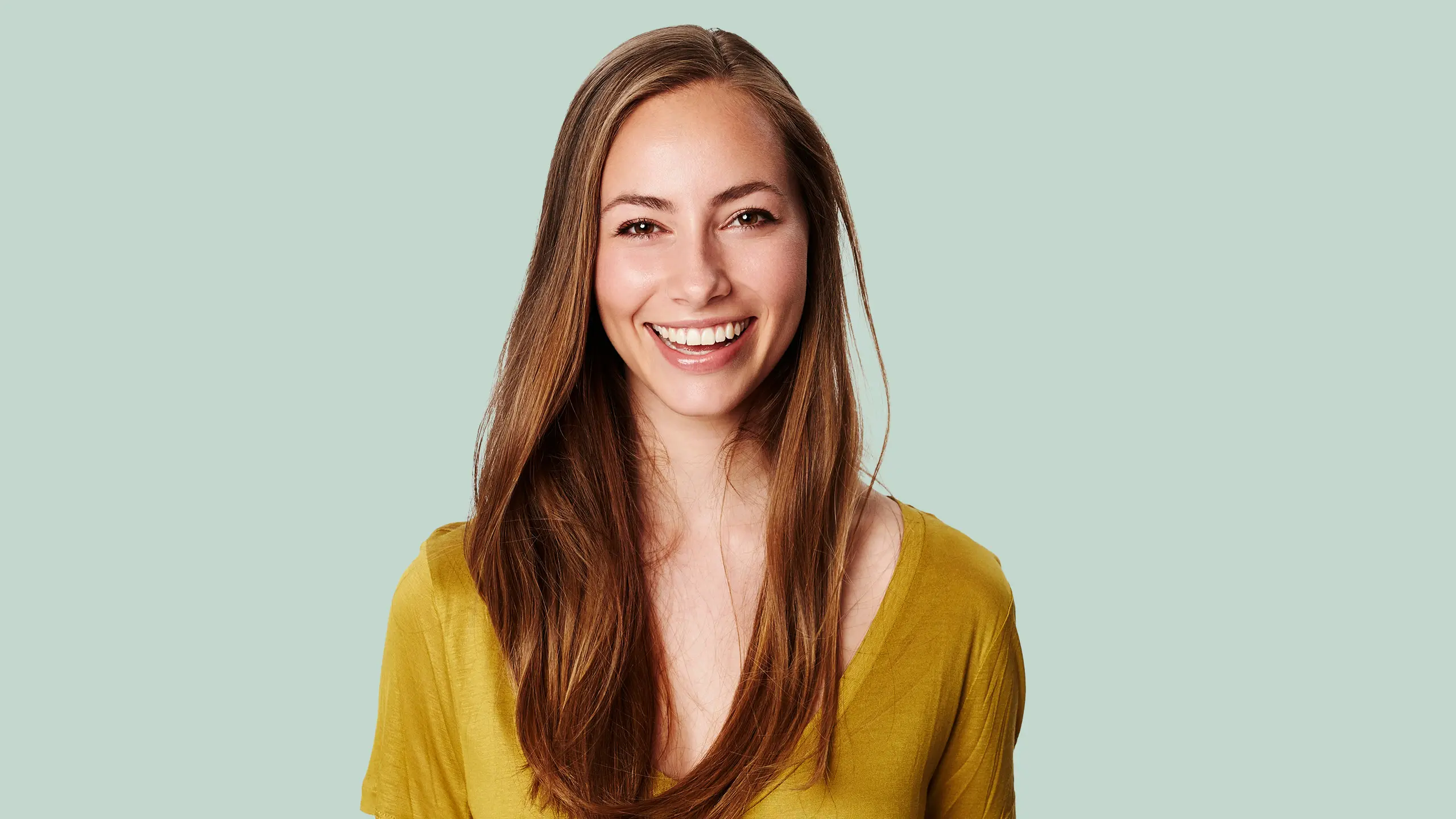 lächelnde patientin