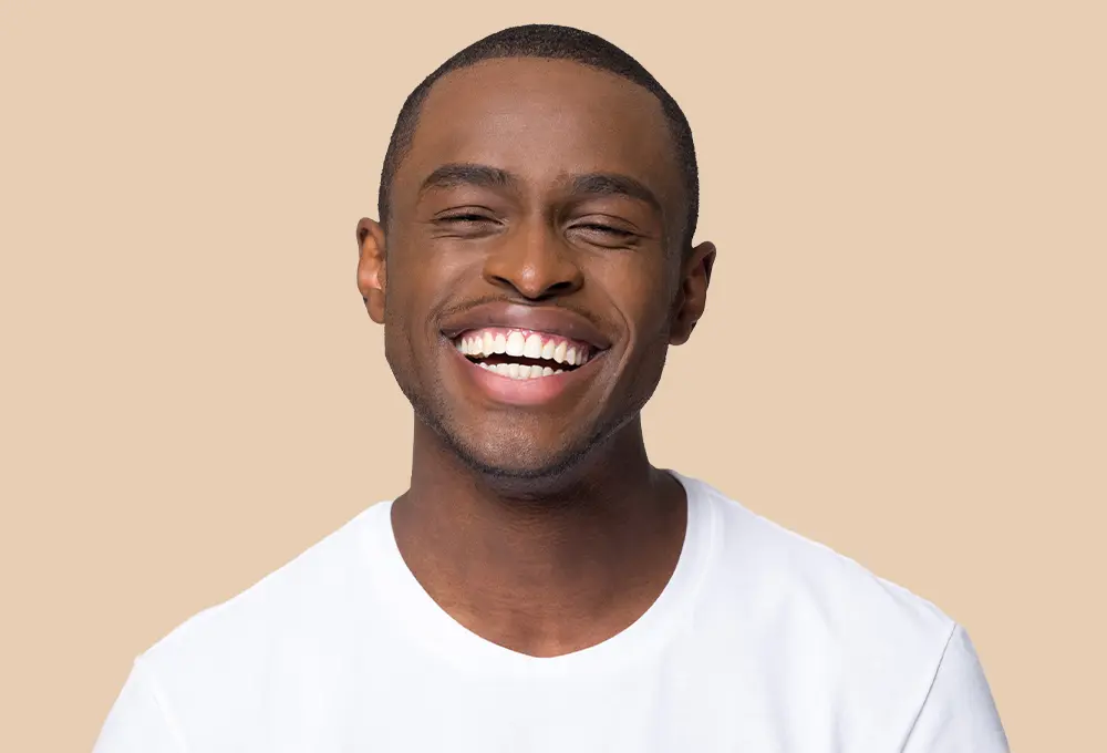 blankweiss - glücklicher Patient